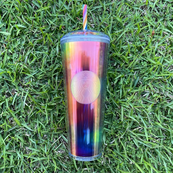 Starbucks Rainbow Domed Tumbler- NWT - Picture 1 of 9